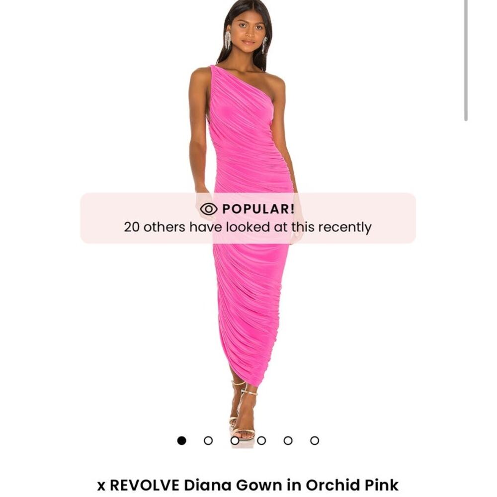 Norma Kamali X REVOLVE Diana Gown Pink size Small - Picture 7 of 8